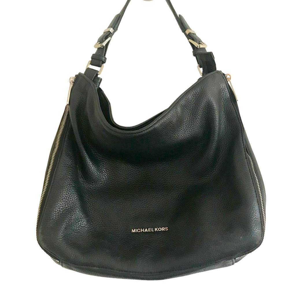 Michael Korrs Black Leather Purse